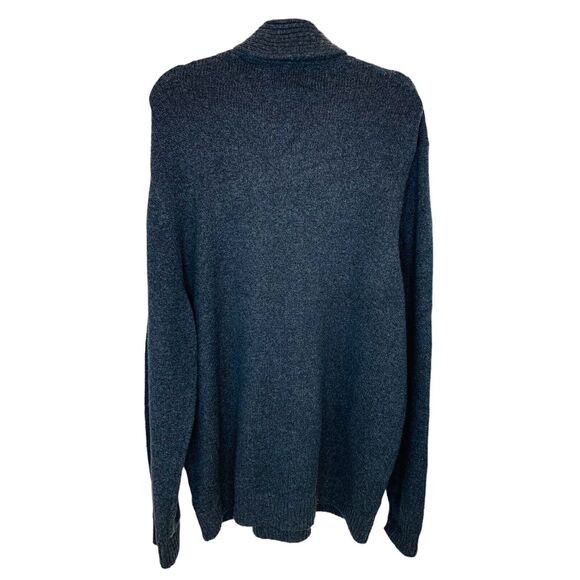 Old Navy Men's Shawl Collar Sweater Big Tall Size XXL Tall Dark Charcoal Gray - Picture 2 of 5